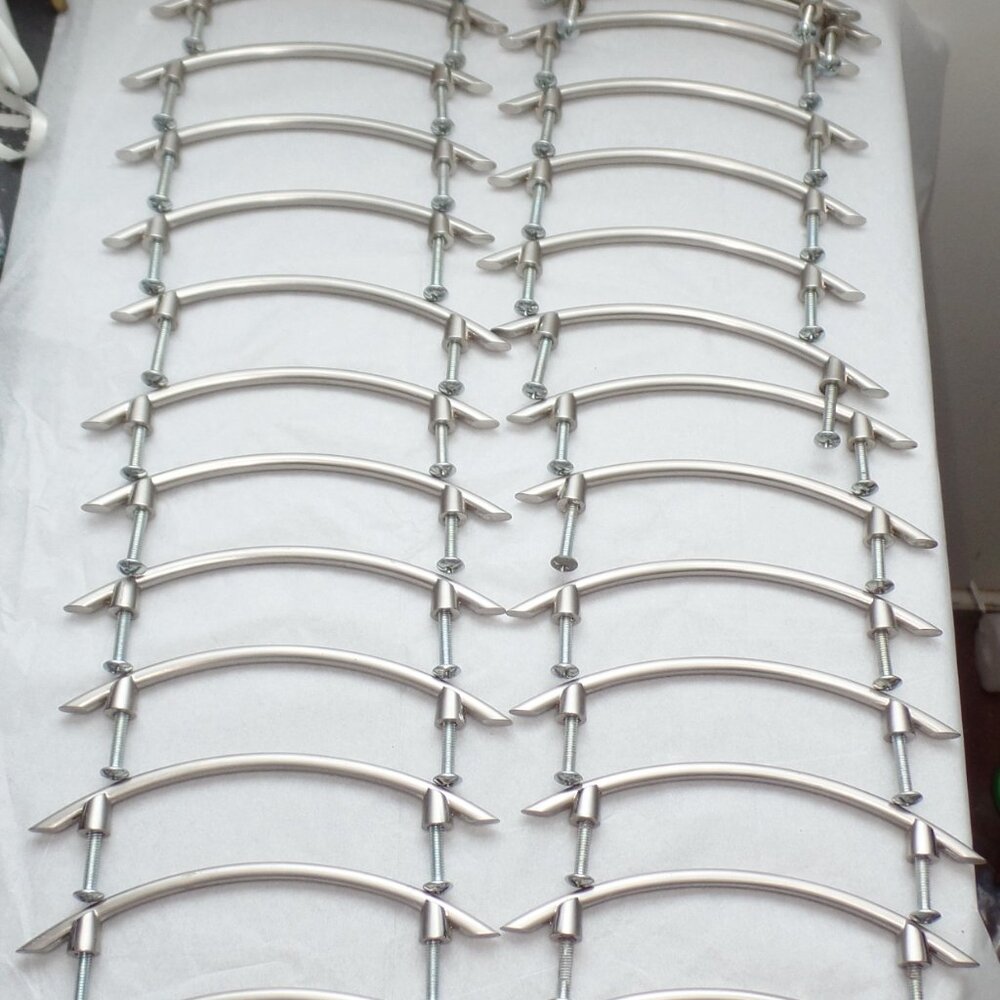 Curved Metal Draw Pulls 28 Piece Lot